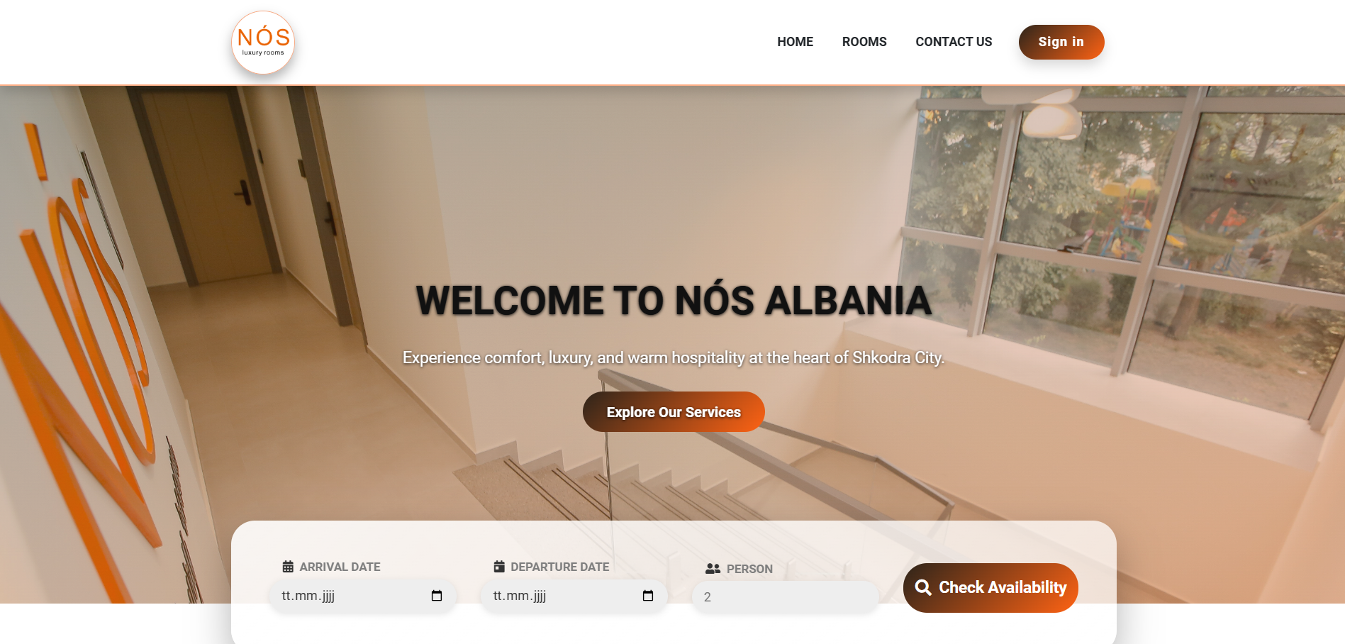 NOS Albania - Website & Booking System